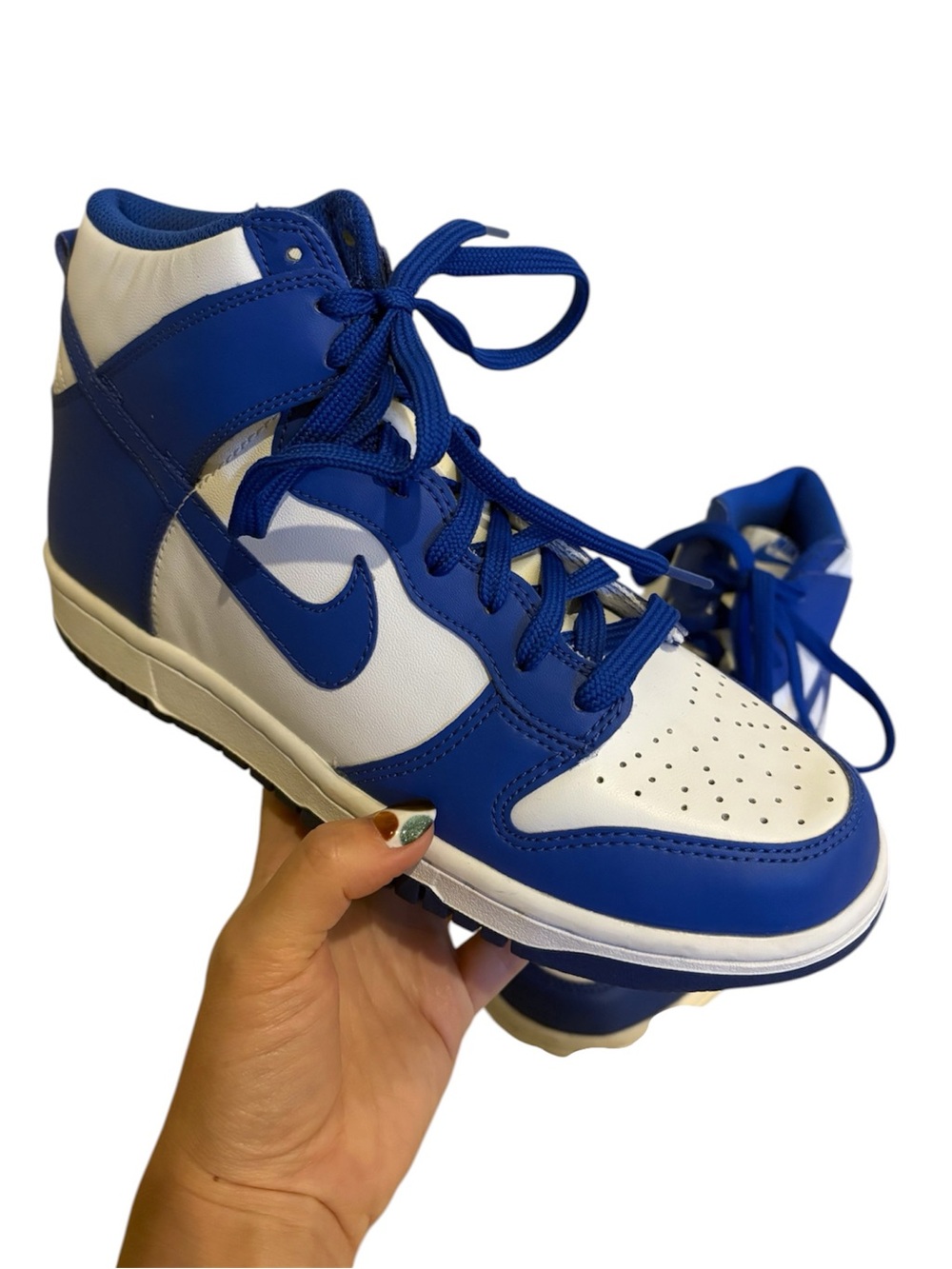 Nike Dunk High Top Game Royal Sneakers M 7 / W 8.5